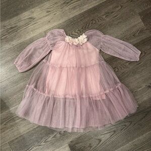 Babydoll chiffon dress for girl